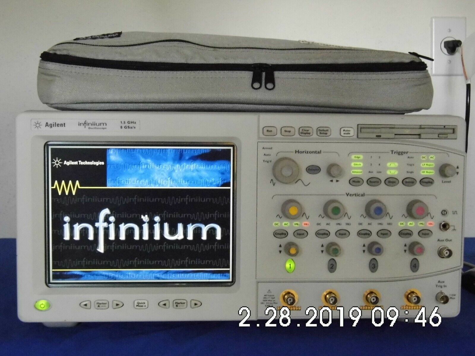 Agilent HP 54845A 1.5Ghz 8Gs/s Oscilloscope Agilent HP 54845A 1.5Ghz 8Gs/s Oscilloscope